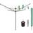 Brabantia Rotary Dryer Lift-O-Matic Metallic Grey
