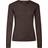Pieces Knitted Cardigan Hot Fudge - Brown