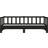 vidaXL Pull-Out Black Soffa 203.5cm 3-sits