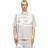 Diesel T-shirt Avec Logo Oval D Effet Blanchi - Gris