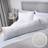 OHS Matte Velvet Pinsonic Bolster Grey Ergonomic Pillow