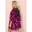 Yours Tropical Print Crochet Kimono - Pink