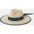 Accessorize Bandana Straw Fedora Hat - Beige