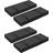 OutSunny Parasol Base Weights Set of 4 Black