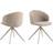 Act Nordic Ella Swivel Beige Dining One Size Kitchen Chair