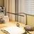 Homcom Double Head 3 Colour Modes 10 Dimmable Black Table Lamp