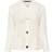 Yours Curve Ivory Button Through Knitted Cardigan - White