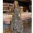 AX Paris Multi Leopard Print Short Sleeve Belted Midi Dress - Brown