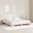 vidaXL Natural Solid Pine Wood 200 x 200 cm Frame Bed