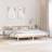 vidaXL Natural Wood Solid Pine 180 x 200 cm Frame Bed