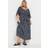 Yours Curve Blue Paisley Print Tie Dress - Blue