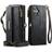 GANGXUN Black Wallet Case for iPhone 16 Plus