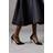 Coast Wide Fit Tatiana Satin Jewelled Anklet High Stiletto Court Shoes - Black