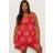 Yours Curve Red Sun Print Cami Top - Red
