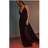 PrettyLittleThing Ruched Maxi Beach Dress - Black