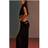 PrettyLittleThing Tie Waist Maxi Beach Skirt - Black