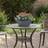 vidaXL Plastic Planter Anthracite 35 x 35 x 15 cm