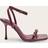 PrettyLittleThing PU Square Toe Double Buckle Heeled Sandals - Red