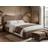 Solace+Co Ember Ottoman Chocolate Velvet Double Frame Bed