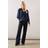 Wallis Petite Woven Button Cuff Overhead Shirt - Navy