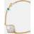 Accessorize 14ct Gold-Plated Mother Of Pearl Chain Bracelet - Metallic