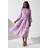 Coast Lace Panelled Long Sleeve Dress - Lilac