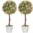 Homcom Set of 2 Decorative Murraya Plants 60cm Cream White Artificial Plant