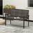 OutSunny Rattan Loveseat with Quick-Drying Padding Garden Bench