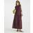 River Island Drawstring Tiered Maxi Dress - Purple