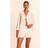 PrettyLittleThing Floaty Oversized Drop Shoulder Beach Shirt - White