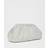 Quiz Diamante Gathered Pouch Bag - Silver
