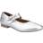Hush Puppies Nancy Mary Jane Leather Flats - Silver
