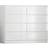 Fwstyle STR8CWHGL White Gloss Chest of Drawer 110x99cm