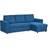 Homcom 839-191V70DB Sofa 232cm 3 Seater