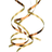 Shein Streamers Balloon Decorative Ribbon Metallic Gold 5-pack