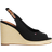 Tommy Hilfiger Slingback Wedge Espadrille Sandals - Black