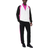Lacoste Sports Tracksuit with Color Block Design - White/Pink/Black