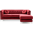 Glory Furniture Pompano Collection G789B-SC Red Sofa 83" 2pcs 3 Seater