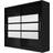 Scandinavian Choice Bega Black Garderob 180x215cm