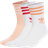 adidas Mid Cut Crew Socks 3-pack - White/Glow Pink/White