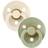 Bibs Colour Round Pacifier Latex Size 1 2-pack Ivory/Sage