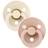 Bibs Colour Round Pacifier Latex Size 1 2-pack Ivory/Blush