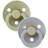 Bibs Colour Rund Napp Latex Str 1 2-pak Cloud/Sage