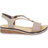 Rieker Braided Wedge Sandals - Beige