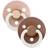 Bibs Colour Latexnapp 2-pack Size 1 (Blush Glow /Woodchuck Glow)