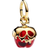 Pandora Disney Villains Evil Queen Apple Dangle Charm - Gold/Red