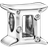 Pandora Gemini Zodiac Charm - Silver/Transparent
