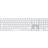 Apple Magic Keyboard with Numeric Keypad (Danish) Silver