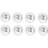 SG Armaturen Junistar Eco 6W DTW 8-P White Takplafond ∅ 9cm 8st