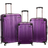 Rockland Hardside Spinner Set of 3 - Purple